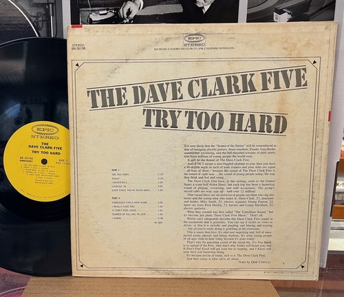 Dave Clark Five: Try Too Hard LP - Imagen 2 de 2