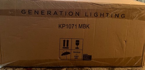 Generation Lighting Kelly Wearstler Gesture Pendant KP1071 MBK Visual Comfort - Picture 2 of 6