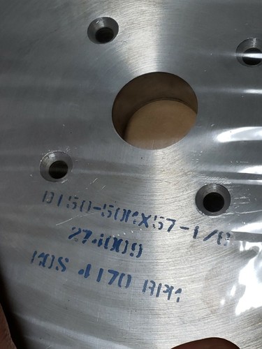 Norton Diamond 10" Grinding Wheel 1/8 150 Grit 1 1/4" Arbor w 4 Bolt Hole $600 - Picture 2 of 4