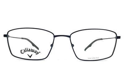 Callaway Eyeglasses Frames Arrowhead Blu Dark Blue Rectangle Full Rim  54-18-140