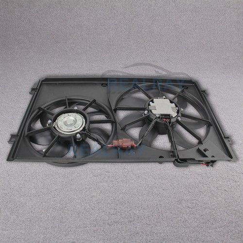 For 2006-2015 Volkswagen Jetta Beetle Golf Passat Rabbit Radiator Cooling Fan US - Picture 4 of 9