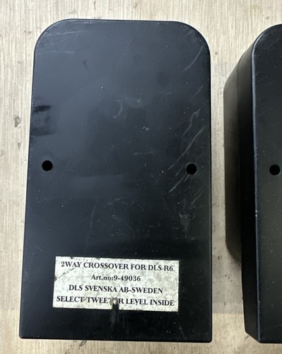 DLS R6 Reference 2 way CROSSOVER Woofer Tweeter Art No 9-49036 Audio Car VW - Picture 5 of 10
