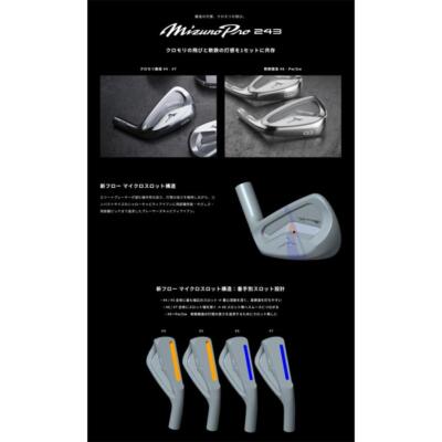 Mizun Pro 245 2023 Iron set 5-pw / Dynamic Gold 95 S200 Express