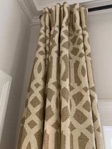 Drapery Panels Kelly Wearstler Imperial Trellis Natural