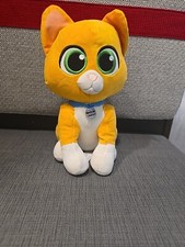 Disney HHC70 Sox Cat Plush Toy - White/Yellow (A85)