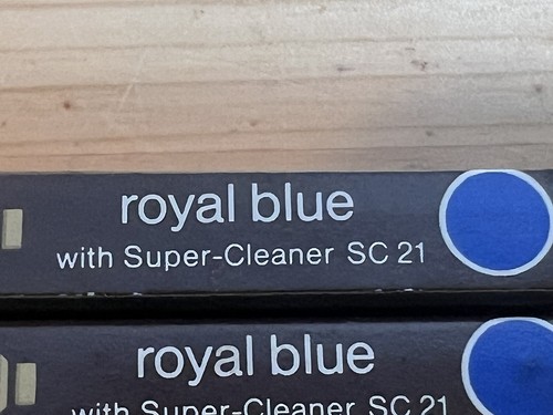 Vintage, Montblanc Royal Azil Real Blue Ink Cartridges w Super Cleaner SC21 - Picture 7 of 7