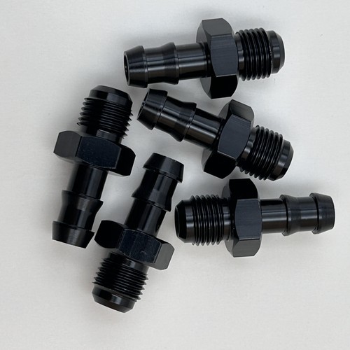 5PCS  Barb Fitting 6An An-6 Male To 3/8" OIL Fuel Hose Adapter AN6 3/8 Push Lock - Picture 16 of 16