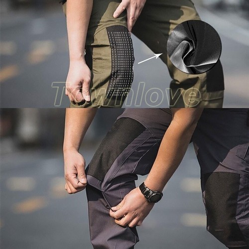 Men Military Tactical Cargo Pants Army Green Combat Trousers Multi Pocket - Picture 4 of 16