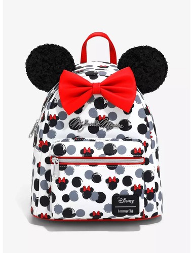 Loungefly Disney Minnie Mouse Glitter Ears Mini Backpack