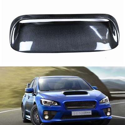 #ad For 2015 20 Subaru Impreza 11th WRX STi 1PC Air Scoop Bonnet Vent Carbon Fiber $118.46