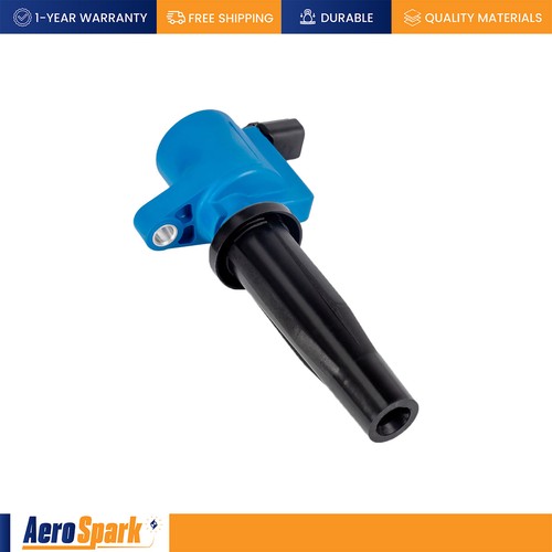 4 Ignition Coil Blue & 4 Autolite Spark Plug for Ford Focus 2005-2011 2.0L FD505 - Picture 8 of 11