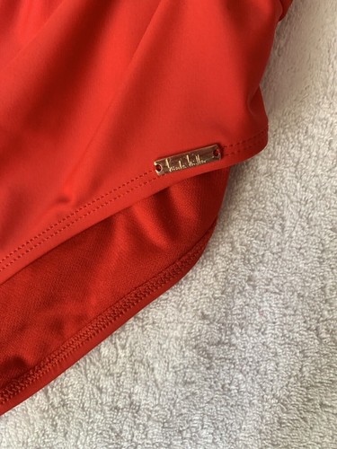 Nicole Miller One Piece Red Bathing Suit Swimsuit Baywatch - Picture 4 of 13