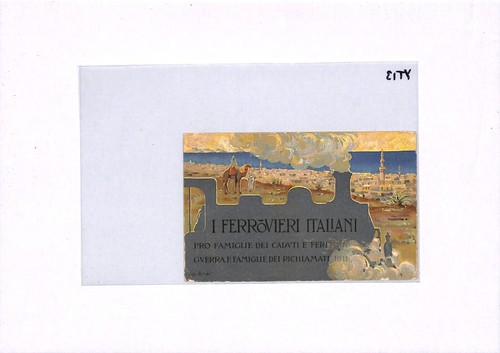 ITALY Postcard *RAILWAY ART* 1911 Tagliacozzo Squared Circle Subiaco 1912 YT13 - Picture 6 of 14