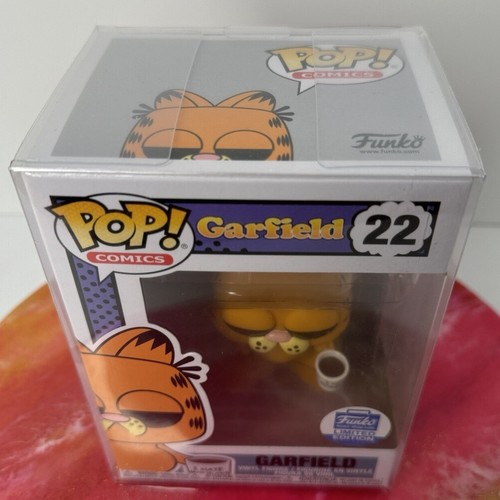 Funko Pop! Garfield #22 - Funko Shop Exclusive - I Hate Mondays + Pop Protector - Picture 6 of 7