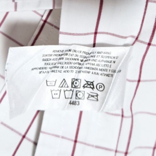 Brooks Brothers Mens The Original Polo Shirt red Plaid 18 1/2 - 34 Non-Iron - Picture 5 of 8
