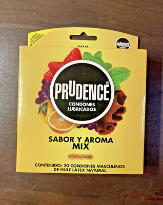 PRUDENCE  Premium~ Mix~20 PCS.~Lubricated with Flavor Color & Aroma~Quality