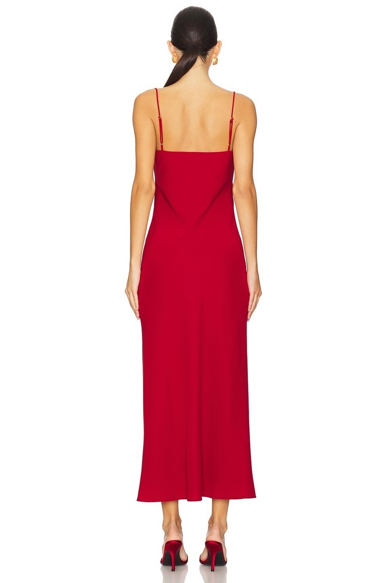 veronica beard red dress Veronica Beard, Nami ribbed-knit sweater dress, Women, Red, M, Dresses, Materialmix
