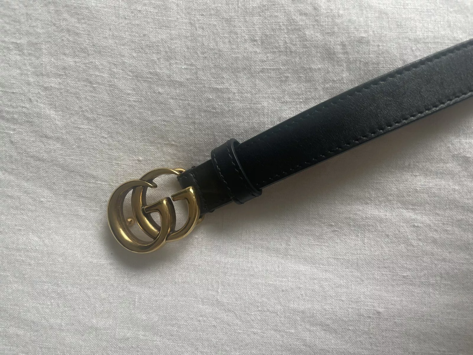 Ceinture Gucci, Noir, Mini, 75/30