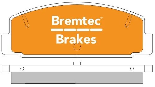 Bremtec GCT Refer Bendix General CT Brake Pad Set Rear DB417 GCT - Picture 5 of 9