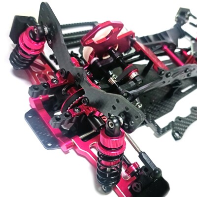 CNC metal carbon frame For 3Racing Sakura D5 MR 1/10 RC Flat