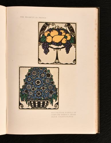 1919 Modern Woodcuts and Lithographs British and French Artists 1st Ed M C Salam - Picture 8 of 9