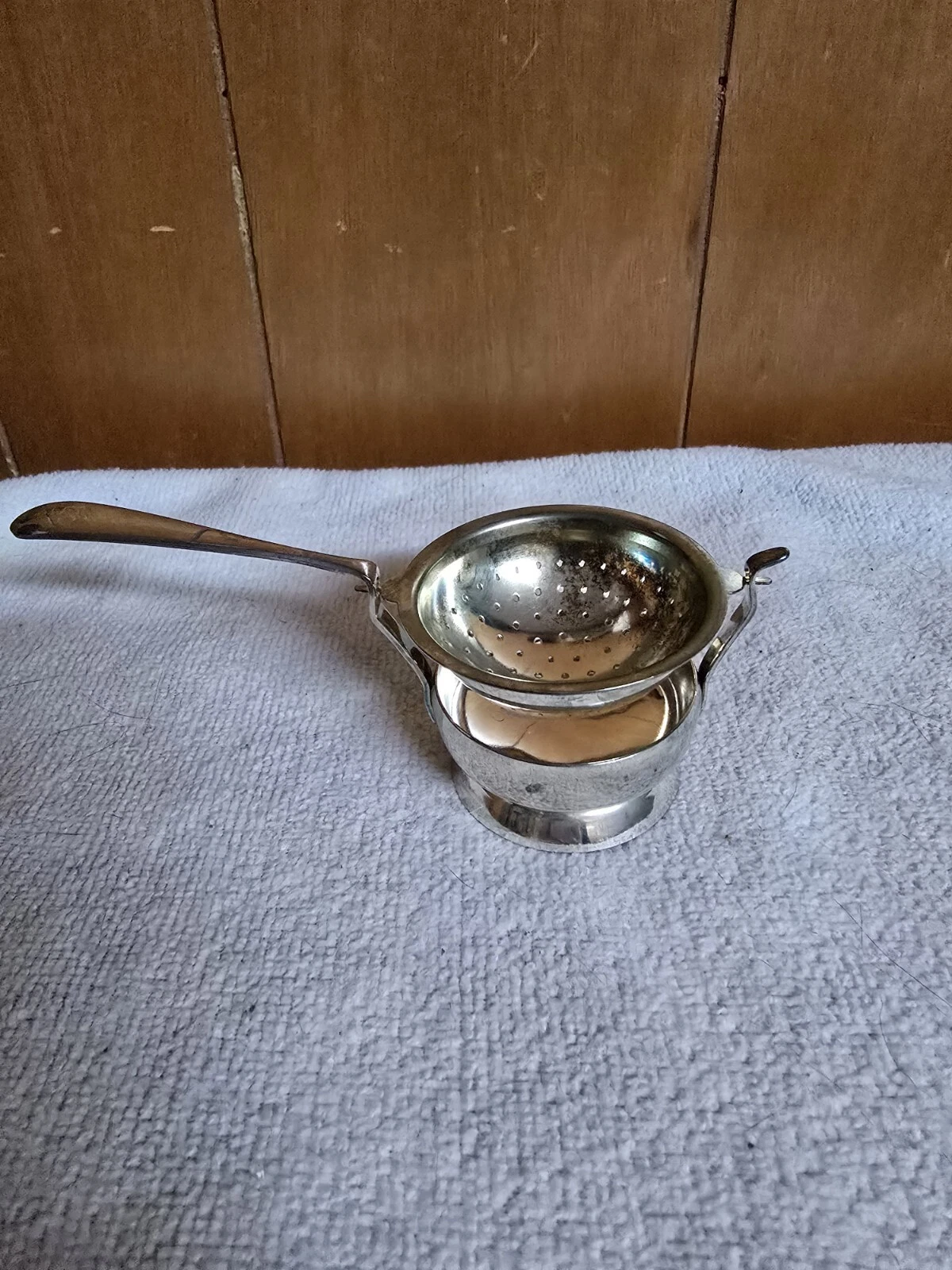 Mesh tea strainer Tea Infuser w/Drip Tray 18/8 Stainless British Style
Opens in a new window or tab