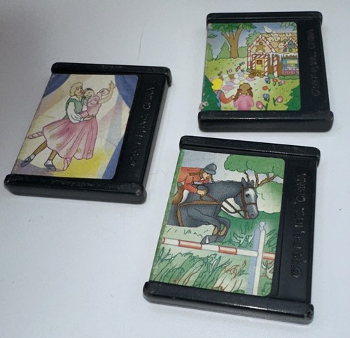 Fisher Price Loving Family TV VCR + 3 Tapes Fireplace Table Chair Food Coat Rack - Picture 4 of 7