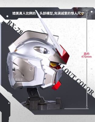 BN HEAD COLLECTION RX-78-2 Gundam Rollout Color 18.5 x 19.2 x 13