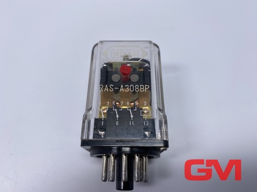 Wisar Steckrelais RAS-A308BP plug-in relay 220VAC 50/60Hz WZ19 11-pin 10A-AC1 - Bild 2 von 6