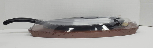 Mexican Fiesta Fajita Sizzler Set Pre-seasoned Cast Iron with Wooden Trivet - Picture 14 of 16