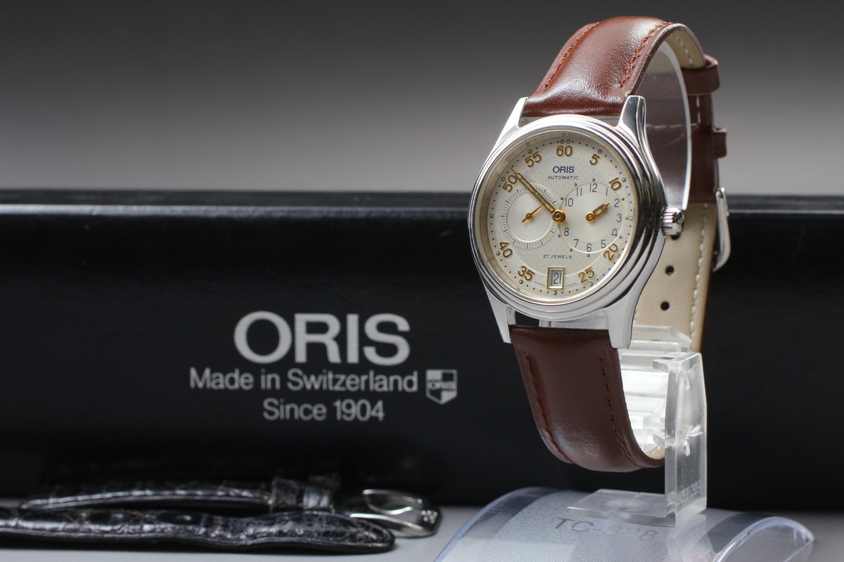 Estado perfeito com estojo Vintage ORIS Regulator Classic 7473 Pequeno Segundo AT Relogio Masculino eBay
