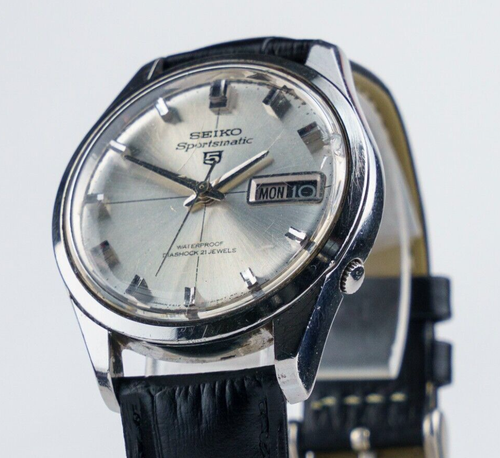 SEIKO5 SPORTSMATIC 6619-9110 21J Automatic Day Date 1960s Excellent+5 #1511