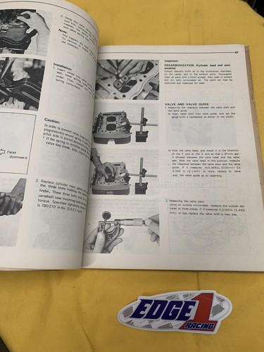 GENUINE YAMAHA 1973-1974 TX500 - TX500A SERVICE MANUAL LIT-11613-71-01 - Picture 2 of 7