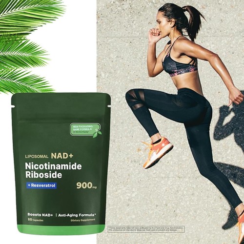 NAD+ Supplement for Anti-Aging, Energy, Focus Nicotinamide Riboside, Resveratrol - Picture 4 of 10