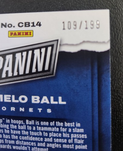2022 The National LaMelo Ball #CB14 CASE BREAKER # 109/199 - Picture 3 of 3