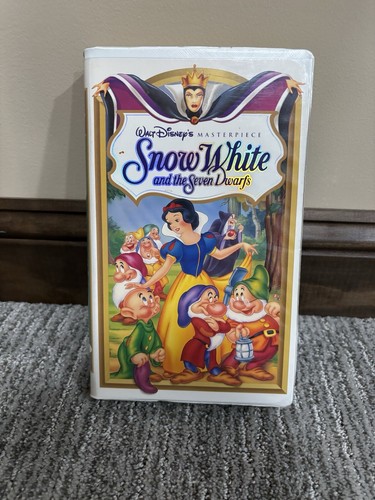 Snow White and the Seven Dwarfs (VHS, 1994) Clamshell/ Walt Disney's Masterpiece - Imagen 1 de 2