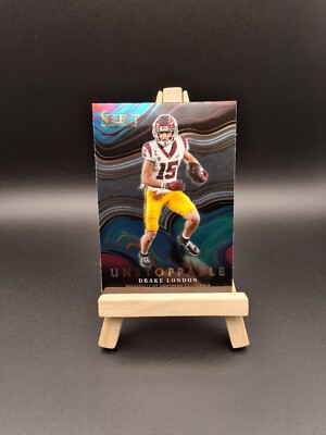 2022 Panini Select Draft Picks - Unstoppable Drake London #US-DL (RC)