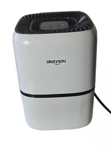 Okaysou AirMic4S H13 Air Purifier Compact HEPA Filtered Air Cleaner  Small Rooms