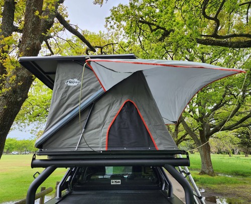 Large Aluminium Hard Shell Pop Up Roof Top Tent Waterproof (Not Plastic case) - Picture 5 of 11