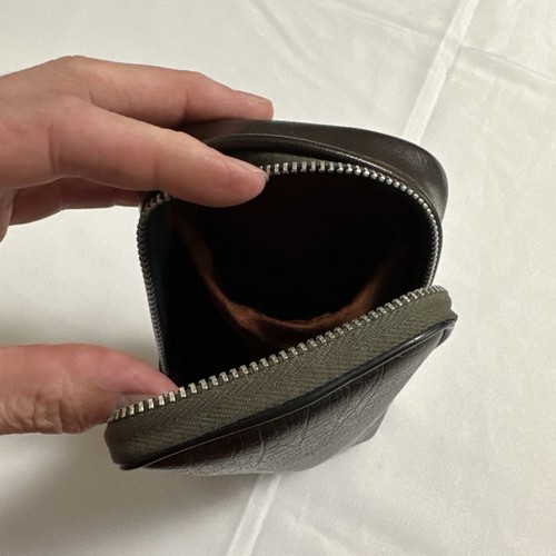 Vintage Kodak Camera Tote Bag Pouch Brown Leather Soft Interior Zipper Belt Clip - Picture 15 of 19
