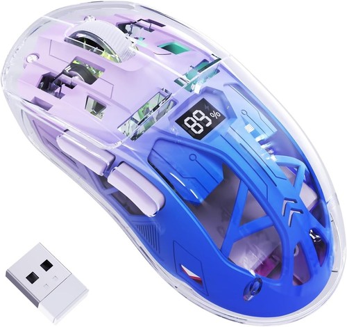 Wireless BT 5.0/2.4G Gaming Mouse RGB USB-C Rechargeable 4000 DPI for Win/Mac - Picture 16 of 16