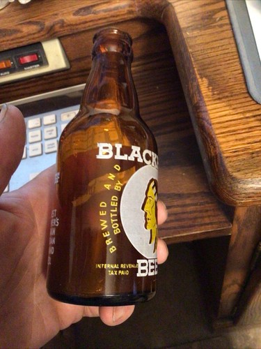 ACL BEER BOTTLE BLACHAWK. ROCKFORD ILLINOIS IL ILL ROCK RIVER HEADRESS.  - Bild 2 von 8