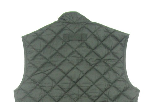 Barbour Men's Sage Green Lowerdale Quilted Gilet Full Zip Vest - Picture 6 of 7