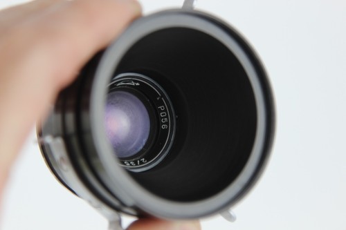 Soviet film lens OKS  RO 56 ( 2 / 35 mm) Film camera KONVAS OCT 18 - Picture 9 of 10