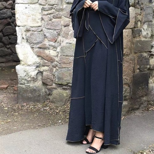 Muslim Women Cardiagn Maxi Dress Dubai Islamic Abaya Robe Kaftan Dress Party - Bild 201 von 213