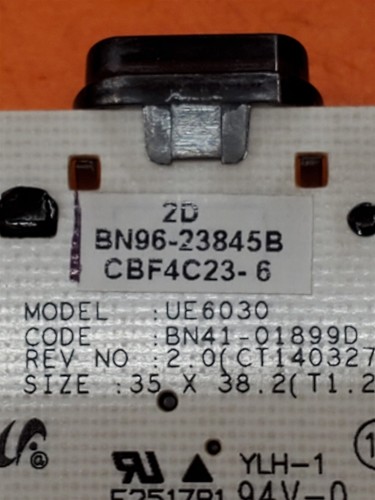 ⭐️⭐️⭐️⭐️⭐️ TV P-Jog Switch Power Button IR Sensor Board BN96-23845B - Picture 3 of 5