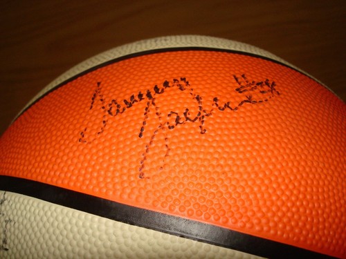 Baloncesto firmado por la WNBA 1998 Washington Mystics Nikki McCray/Santos de Oliveira + - Imagen 8 de 12