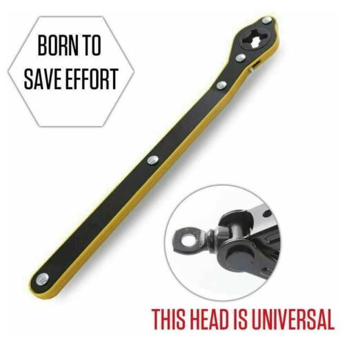 13.3 inch Car Jack Ratchet Wrench Tire Wheel Lug Wrench Hand Tool Accessories - Bild 11 von 12