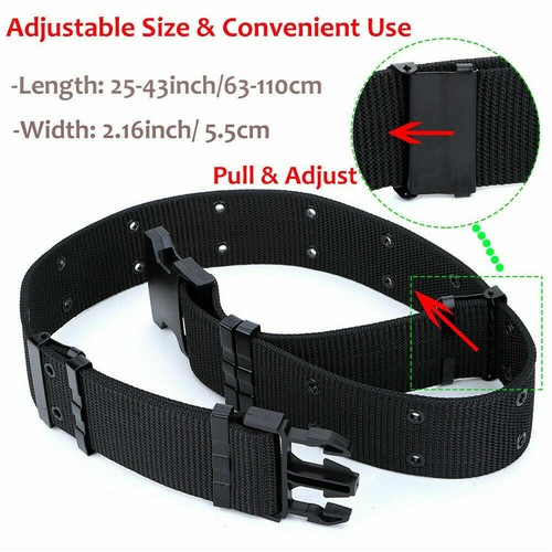 Tactical Heavy Duty Quick-Release EDC Belt 2” Nylon Gun Belt for Concealed Carry - Picture 4 of 11