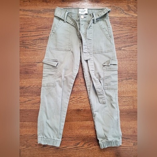 ABERCROMBIE KIDS Girls 7/8 Olivr Green Capris